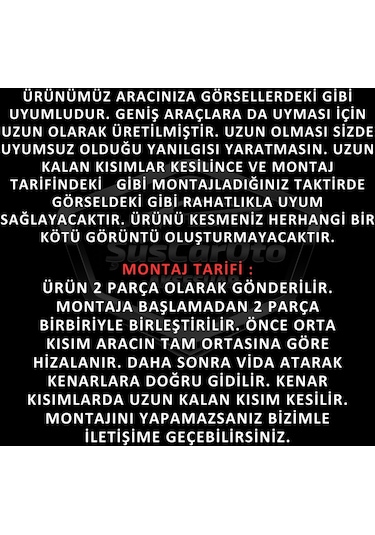 Toyota Corolla Terra 1999-2002 Uyumlu Üniversal Laguna Lip Esnek Ön Lip 2 Parça Tampon Altı Dil Karlık Ön Ek 00 Şüscaroto Aksesuar