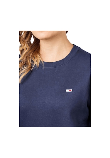 Tommy Hilfiger Tommy Hılfıger Kadın Sweatshırt Dw0dw09227-c87 Lacivert