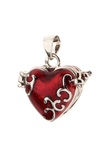 Soulader Kremasyon Kolye Hatıra Aksesuarı - İt Kolye Küçük Küllük - Kırmızı Renk Kırmızı