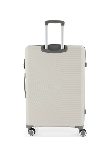 Mçs Polipropilen 2li Valiz Seti Büyük & Makyaj V374 S24sy1000076-set 00424 Kemik/gri Kemik - Gri