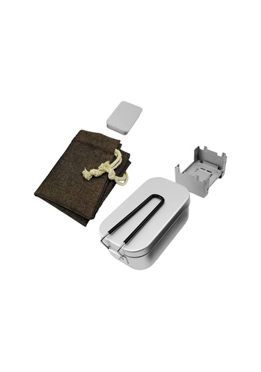 Kamp Alkol Soba Öğle Yemeği Kutusu Mini Katlanır Soba Veranda Açık Balıkçılık Tarzı A Çok Renkli