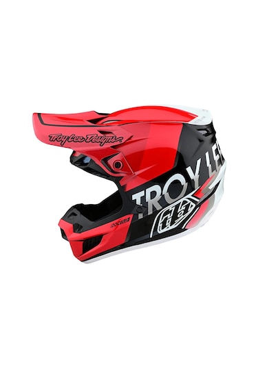 Troy Lee Desings Se5 Composite Qualifıer Cross Kask Siyah - Kırmızı