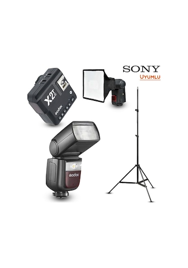Godox V860III-S Sony Flaş Full Set - Tripod