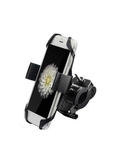 Butu 15-22mm Bisiklet Motosiklet Gidon Dağı 360 Derece Dönen Cep Telefonu Tutucu Braketi