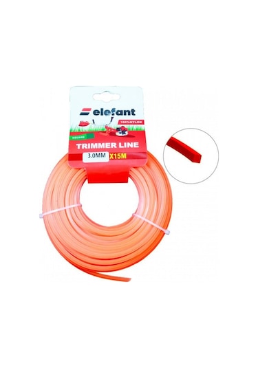 Tırpan Misinası Motorlu Tırpan Kare Misina 3 Mm X 15 Metre