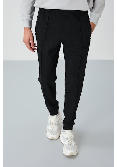 Tommy Life Darian Kırçıllı Siyah Jogger Erkek Eşofman Alt - 82113 Siyah Tommy Life Darian Kırçıllı Siyah Jogger Erkek Eşofman Alt - 82113 Siyah
