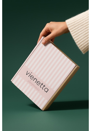 Lüks Kutulu Saten Pijama Takımı Dantel Kollu, Uzun Kollu, Kore İpeği Dokulu, Çeyizlik Hediye Seçeneği Leopar