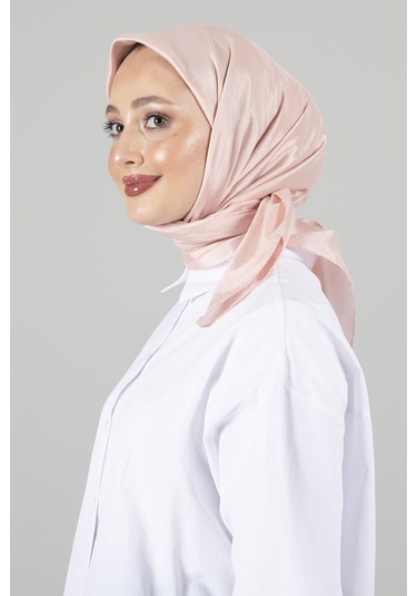 Latte Brisa Vual Eşarp /1196 - Pudra