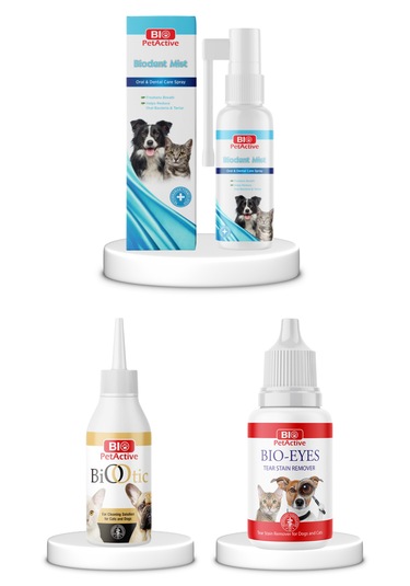 Purecanpati Kedi ve Köpek Bakım Seti Ağız Bakım Göz Bakım Kulak