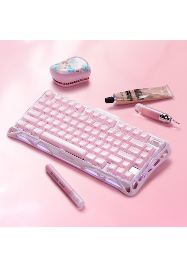 Gravastar Mercury K1 Rgb Kablosuz Mekanik Gaming Klavye, Alüminyum Çerçeveli, İngilizce Q, Special E