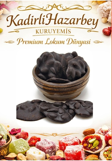 Kadirlihazarbey Bitter Çikolata Bademli 150 Gr
