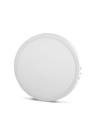 Maxled 18W Yuvarlak Sıva Üstü Led Panel 3000K Günışığı Beyaz