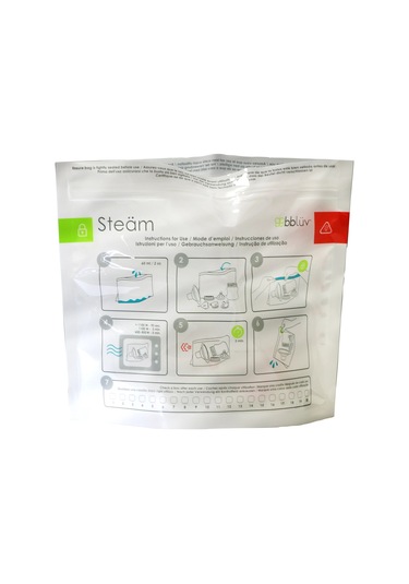 Bblüv Steäm Mikrodalga Sterilizasyon Poşeti