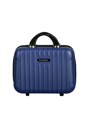 Polo&sky Class Model Lacivert Renk Abs Makyaj Çantası El Valizi