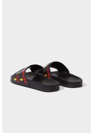 Defacto Erkek Çocuk Yüksek Taban Jean Terlik F0119a825smbk23 Siyah