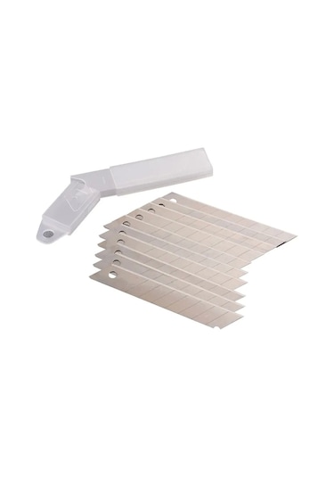 Maket Bıçağı - Falçata Ağzı - Yedeği Kalın 18mm - 100 Adet