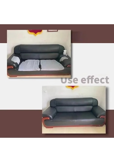 Kendinden Yapışkanlı Deri Döşeme Araba Koltuğu Kanepe Sandalye 300x50 Cm Siyah Black 70x50cm
