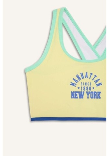 DeFacto Kız Çocuk Baskılı Bikini Takımı E0011A825HSYL236 Sarı DeFacto Kız Çocuk Baskılı Bikini Takımı E0011A825HSYL236 Sarı