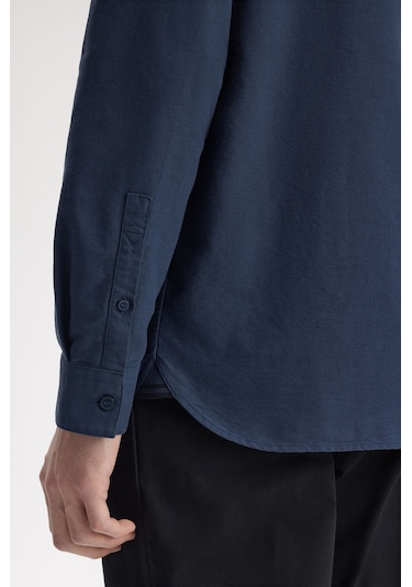 Fred Perry M5516-738 Oxford Erkek Gömlek Mavi