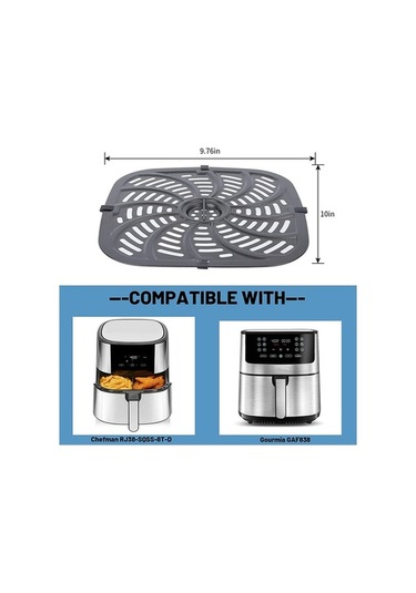 Ulzyvf Yedek Tavası, Siyah Izgara İçin Fryer Fryer Chefman Aksesuarları Air Air Jd Siyah