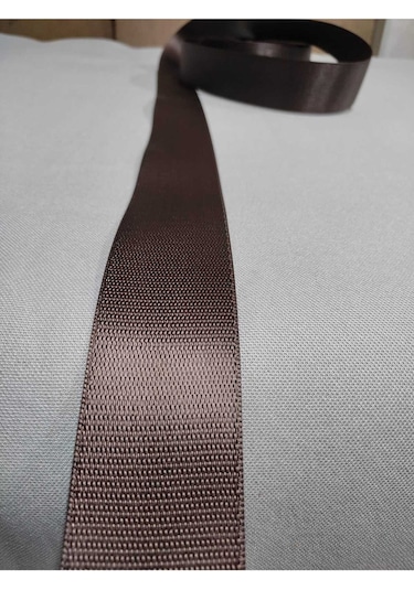 Renkli Emniyet Kemeri 15 Metre 5 Kemer İçin Koyu Kahve