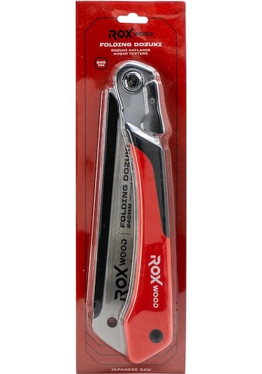 Rox Wood 0328 Dozuki Katlanır Mini Ahşap Testere 240 Mm