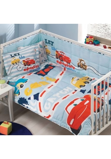 Taç Lisanslı Bebek Uyku Seti Cars Arabalar Baby