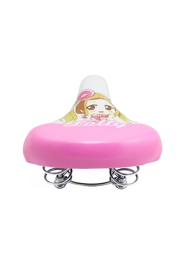 Lolly Pembe Kız Çocuk Bisiklet Selesi Yaylı
