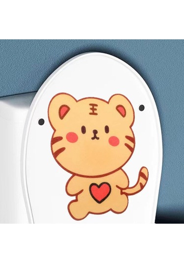 Suntek Sevimli Tuvalet Deodorantı Çıkartmalar Hayvan Kaplan