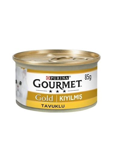 Purina Gourmet Gold Kıyılmış Tavuklu Yetişkin Kedi Konserve Maması 24 x 85 G