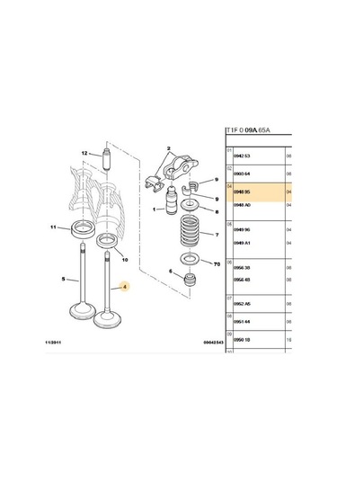 Takım Subap Partner Berlingo 8v Dw10 45184519-094895-094996