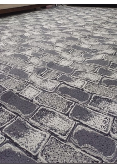 Savan Dokuma Halı Örtüsü 6m² 200 300cm Kale Gri
