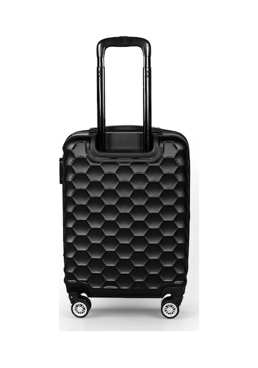 Polo&Sky Petek Model Siyah Renk Kabin Boy Valiz Bavul Siyah