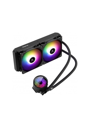 Segotep Bevere 240 Argb Siyah Sıvı İşlemci Soğutucusu Am5 Ve Lga1700 Uyumlu