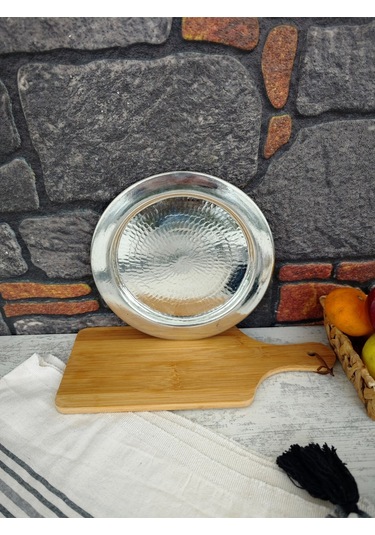 Moda Bakır Bakır Künefe Tepsi 32 Cm Bakır