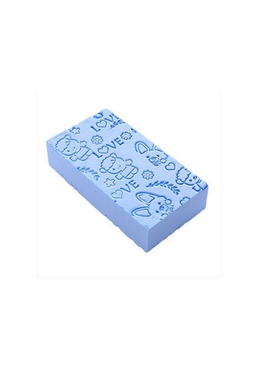 Padalink Çocuklar İçin Yüksek Yoğunluklu Baskılı Banyo Sporu - Zarfı Kolay Kaldıran, Cildi Hasar Vermeyen Ev Kullanıma Uygun Mavi