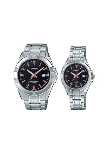Casio Mtp-ltp-1308d-1a2vdf Çift Kol Saati Kadın-erkek Metalik