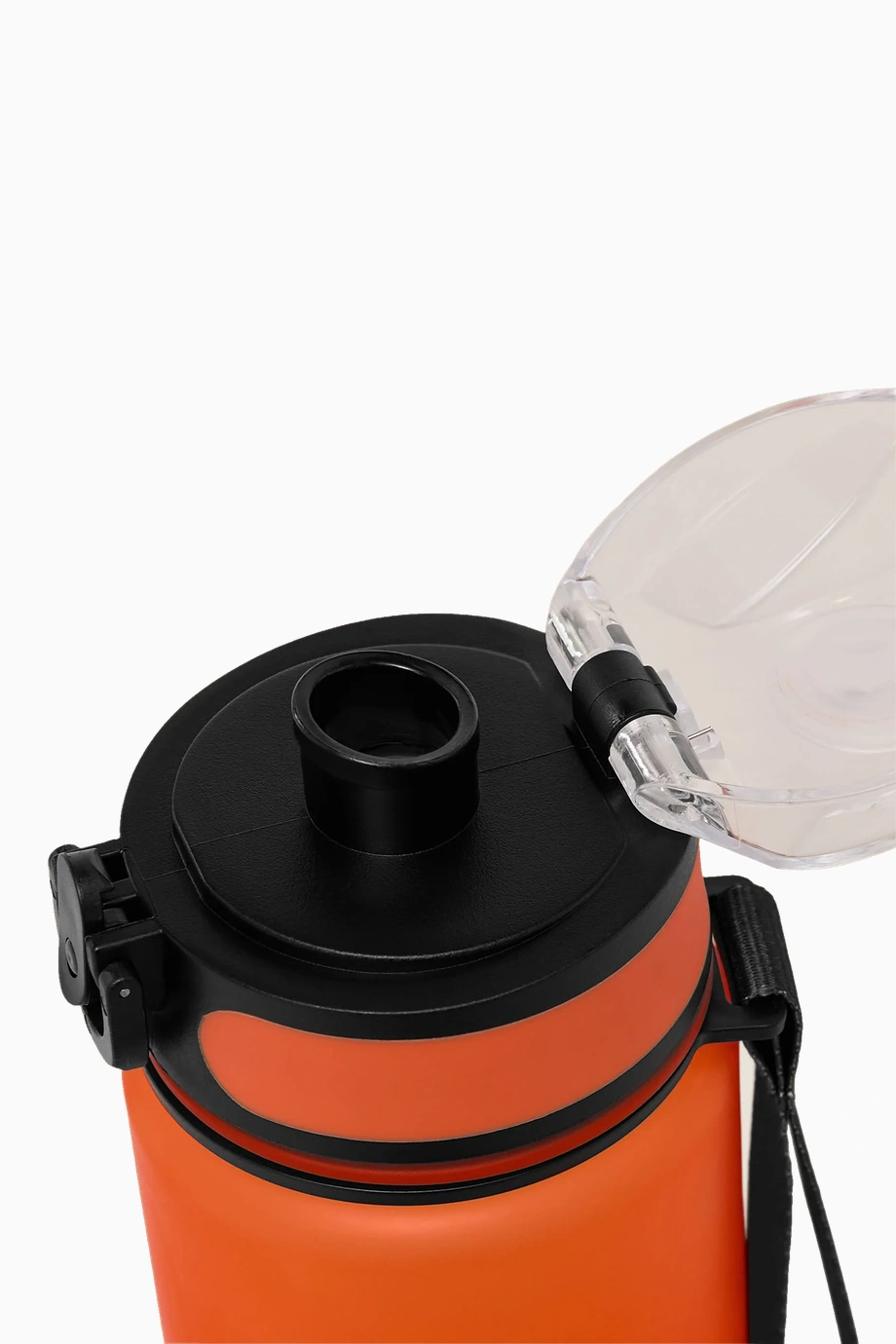1 Litre Ölçü Göstergeli Spor Su Şişesi Turuncu