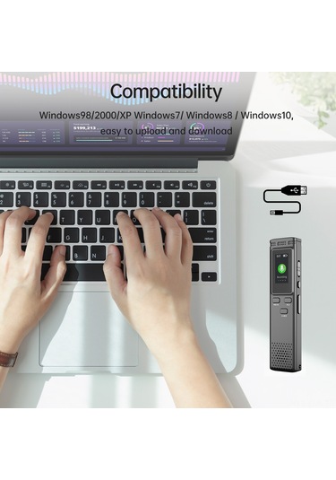 Xindoker K66 8gb Hafızalı Profesyonel Ses Kayıt Cihazı - 30 Saat Kayıt, Yüksek Kaliteli 1536kbps, Şarj Edilebilir Batarya Gümüş Xindoker K66 8gb Hafızalı Profesyonel Ses Kayıt Cihazı - 30 Saat Kayıt, Yüksek Kaliteli 1536kbps, Şarj Edilebilir Batarya Gümüş