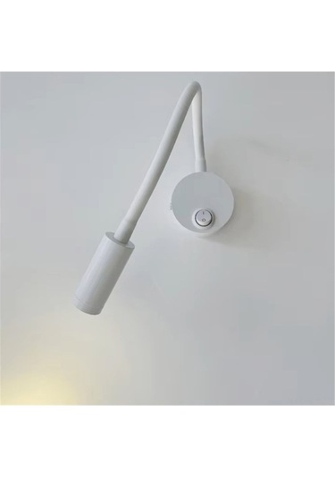 Ulzyvf 3w Led Duvar Lambası, Otel Okuma Işığı, Anahtarlı Usb Kitap Lambası, 2 Adet Beyaz Beyaz