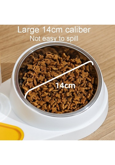 Cbtx Kedi Ve Köpek Mama Ve Suluk Pet Yeme Seti Kombinasyon Kasesi Mor