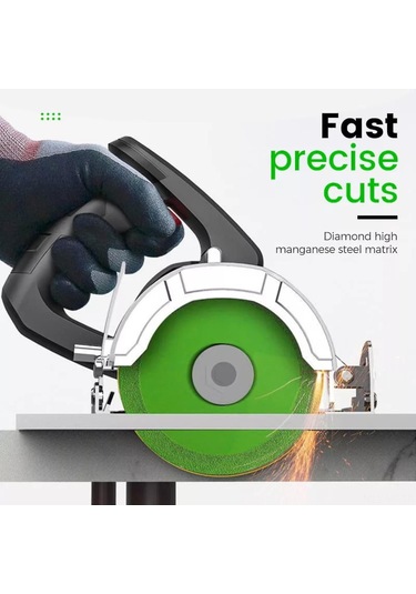 Mufunye Diamantlı Cam Ve Seramik Kesici Disk - Ultra İnce, Hızlı Kesim, Az Kırık, Açımlı Taşlama Makinesi İçin