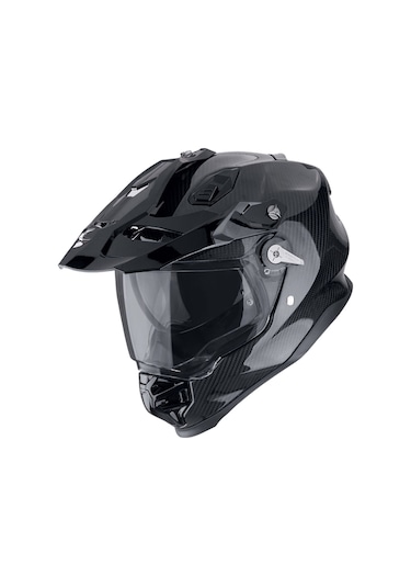 Scorpion Adf-9000 Air Carbon Kapalı Motosiklet Kaskı Siyah Siyah
