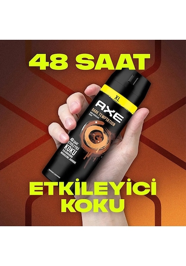 Axe Dark Temptation XL Erkek Sprey Deodorant 3 x 200 ML