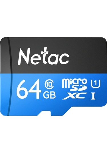 Novahub Netac P500 64gb Micro Sd Kart - 80mb/s Hızlı, Su Geçirmez, Dayanıklı Hafıza Kartı