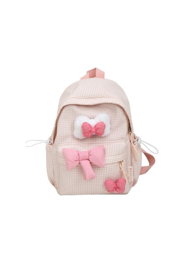 Gençler İçin Şık Ve Pratik Okul Sırt Çantası - Ortaokul Ve Lise Öğrencilerine Özel Dayanıklı Seyahat Çantası Pembe