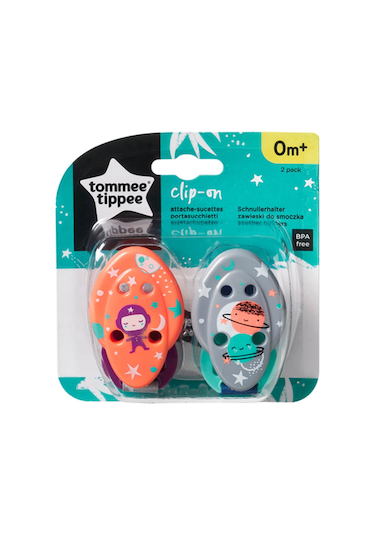 Tommee Tippee 2'li Emzik Askısı Somon-Gri Somon - Gri