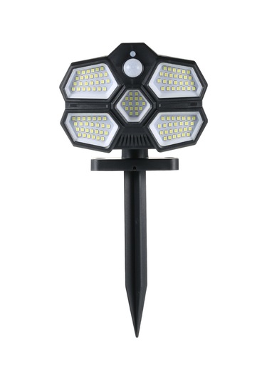 Singree Güneş Enerjili 124 Led Hareket Sensörlü Dış Mekan Aydınlatma Lambası - Ip65 Su Geçirmez