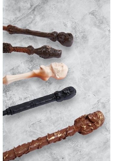 Harry Potter Asası 5'li Asa Seti Harry Hermione Voldemort Dumbledore Snape