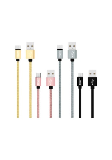 Tiger Micro Usb 3.0A 1Mt Örgü-Halat Hızlı Şarj Usb Kablo Tuc-A86 (526978895)